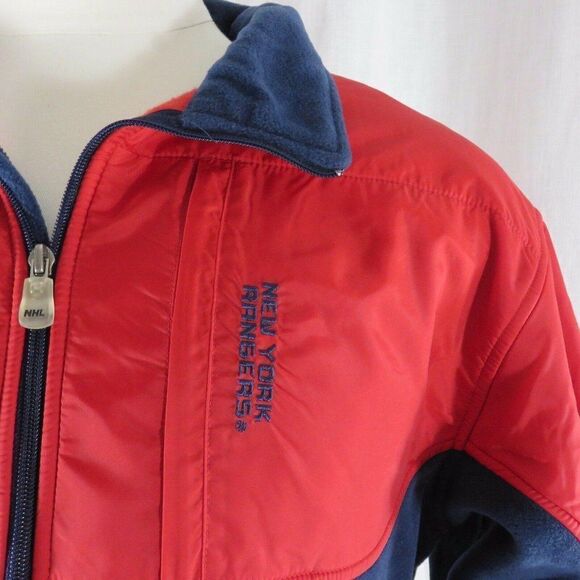Lee Sport M NHL New York Rangers Eastern Conference Jacket Red Blue 2007 - Picture 3 of 12